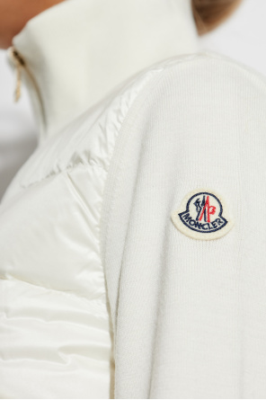 Moncler Cardigan with quilted front