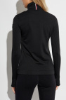 Moncler Grenoble BLACK Top with stand-up collar