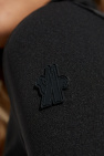 Moncler Grenoble BLACK Top with stand-up collar