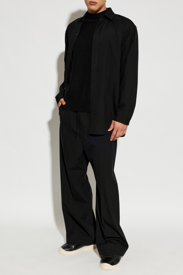 JIL SANDER Wool sweater with a crew neck