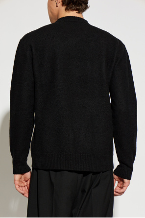 JIL SANDER Wool sweater with a crew neck