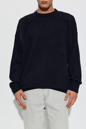 JIL SANDER Wool sweater with a crew neck