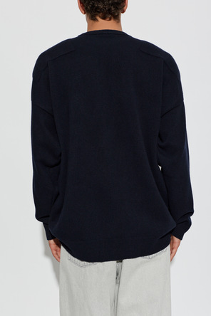 JIL SANDER Wool sweater with a crew neck