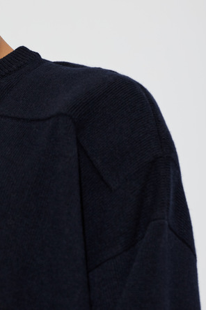 JIL SANDER Wool sweater with a crew neck