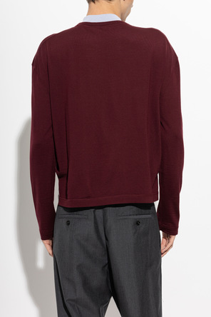JIL SANDER Suéter de lana con escote redondo