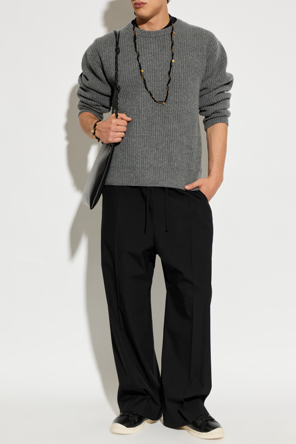 JIL SANDER Jersey de lana con cuello redondo