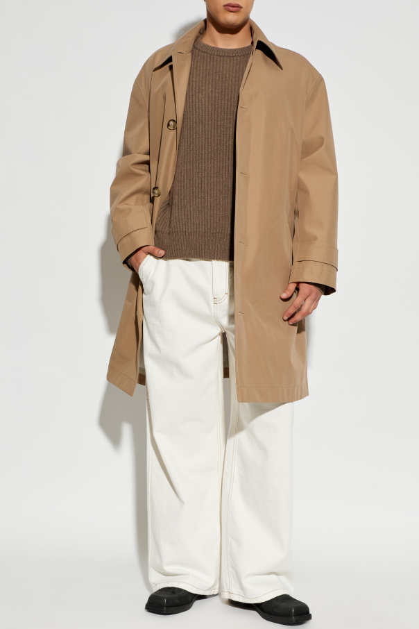 JIL SANDER Wool sweater with V-neck