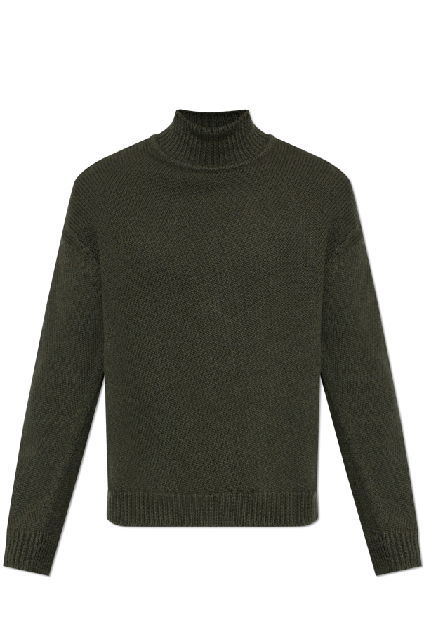 Sweater with stand-up collar od JIL SANDER