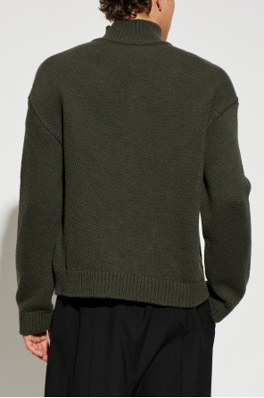 JIL SANDER Sweater with stand-up collar