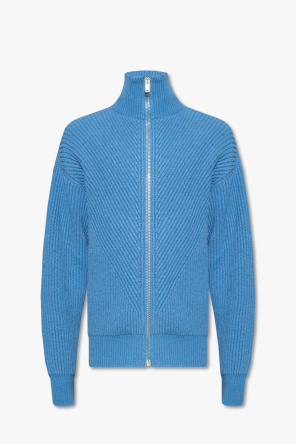 logo-embroidered fleece sweatshirt