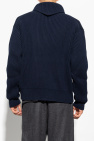 JIL SANDER NAVY BLUE Collared cardigan