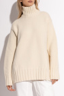 JIL SANDER+ cream Oversize turtleneck
