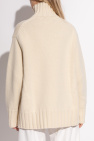 JIL SANDER+ cream Oversize turtleneck