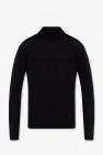 JIL SANDER+ BLACK Wool turtleneck sweater