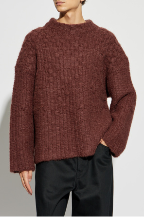 JIL SANDER+ Sweater with stand-up collar