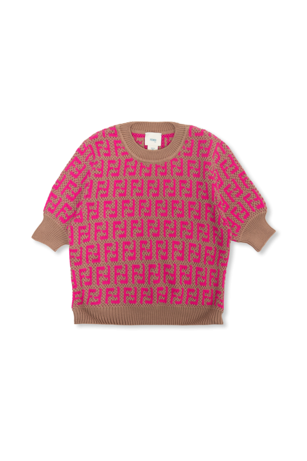 Fendi Kids Monogrammed sweater