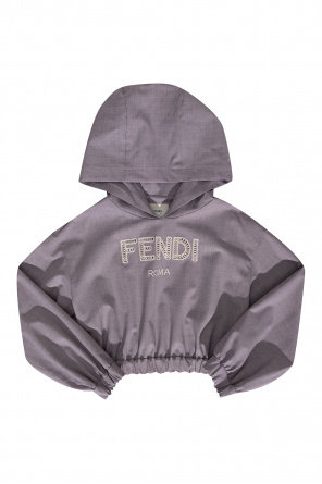 Fendi embroidered logo polo shirt