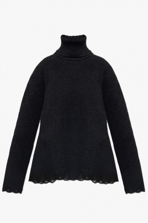 Turtleneck sweater with vintage effect od Junya Watanabe Comme des Garçons
