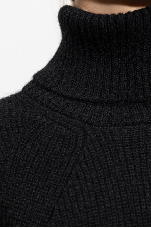 Junya Watanabe Comme des Garçons Turtleneck washed sweater with vintage effect