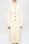 JIL SANDER+ cream Wool cardigan
