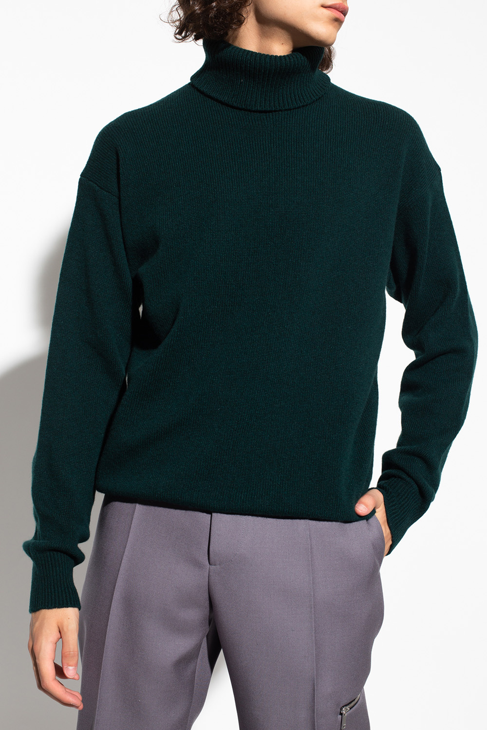 JIL SANDER Wool turtleneck sweater