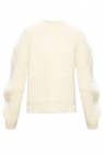 JIL SANDER+ cream Mohair sweater