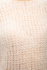 JIL SANDER cream Openwork sweater