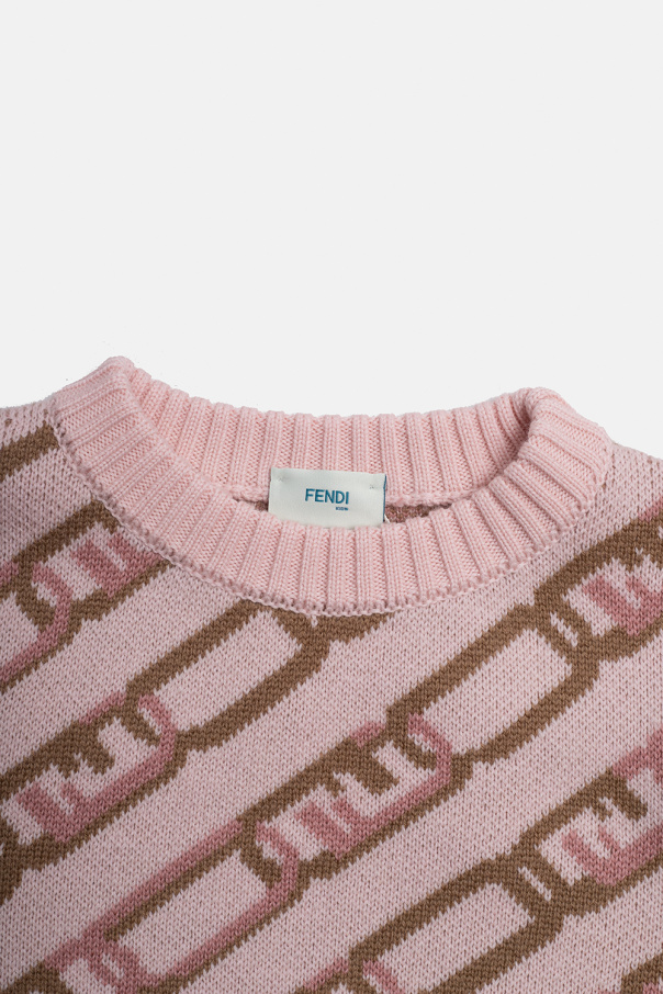 Fendi marron Kids Wool sweater
