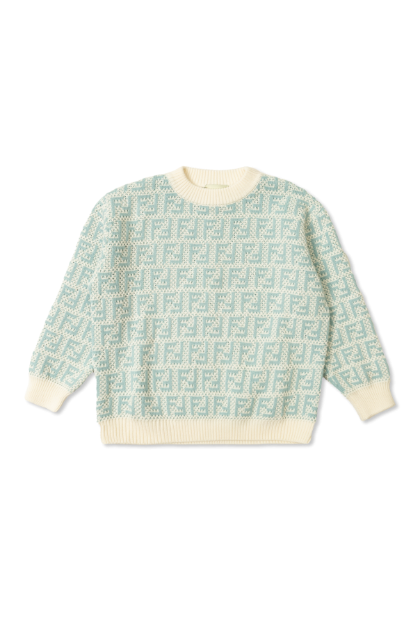 Fendi Kids Sweater with monogram