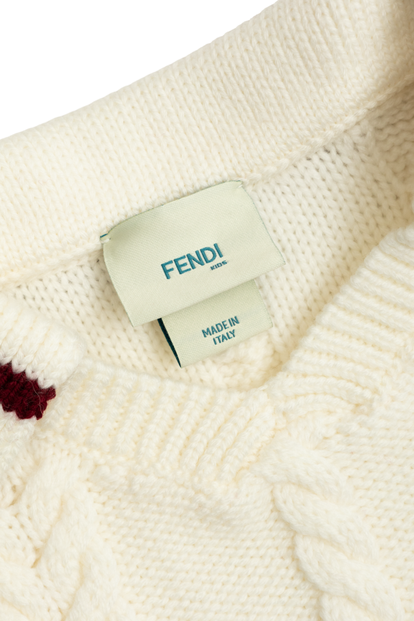 Fendi Kids Jersey de lana