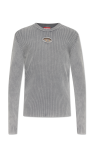 Diesel GREY Ribbed Top