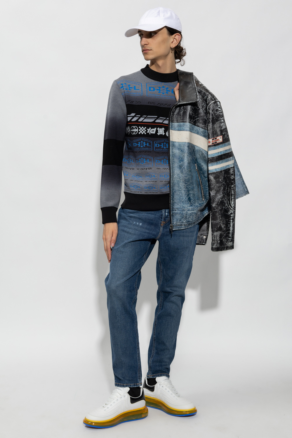 Diesel ‘K-OFFIN’ patterned sweater