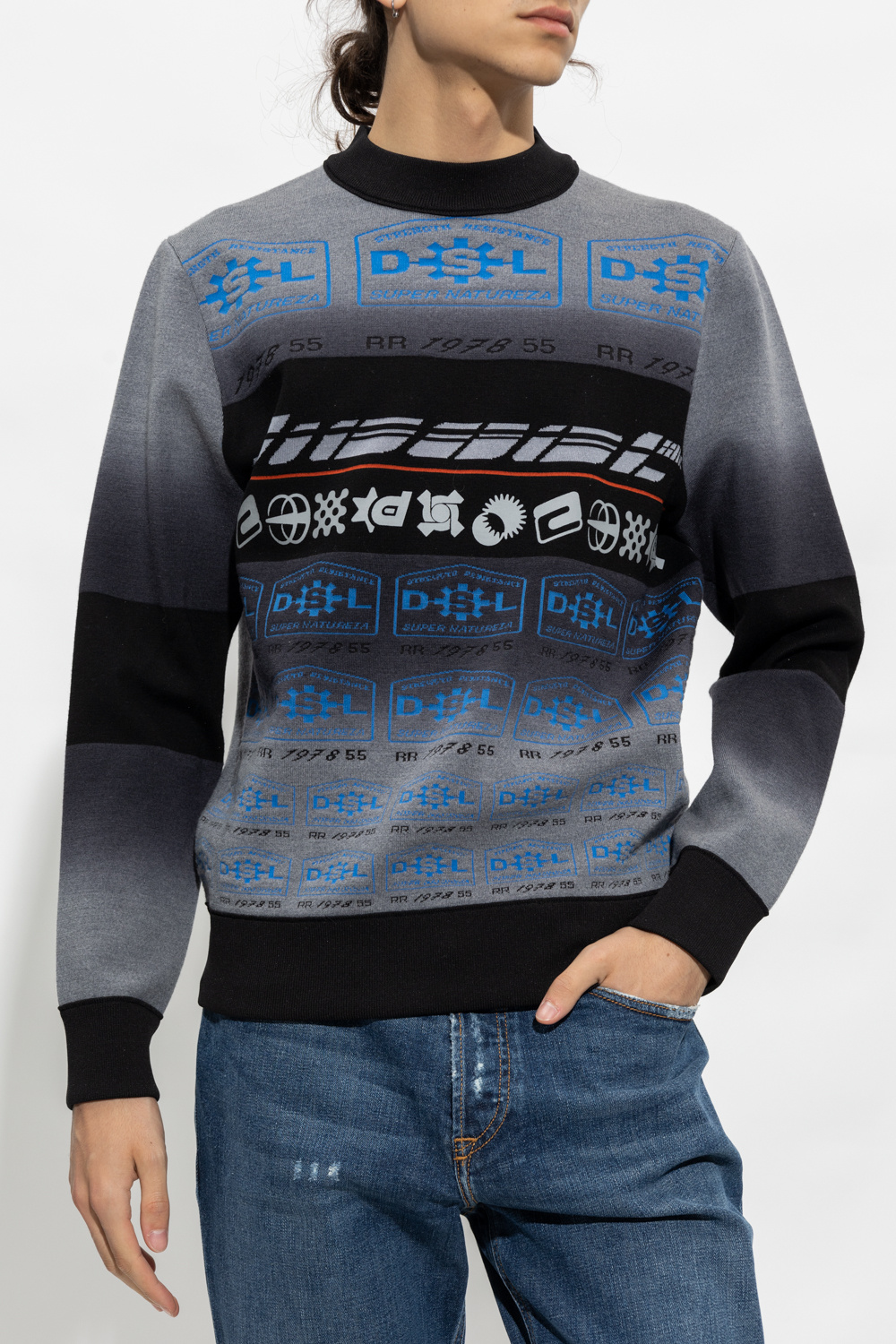 Diesel ‘K-OFFIN’ patterned sweater