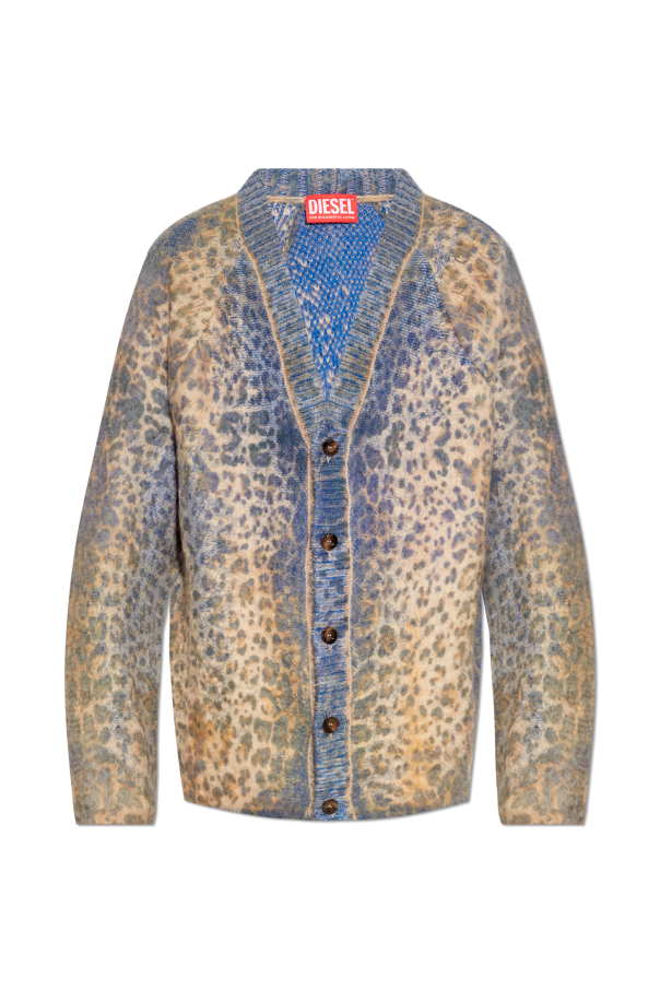 Diesel Cardigan with animal motif K-PENROS-A