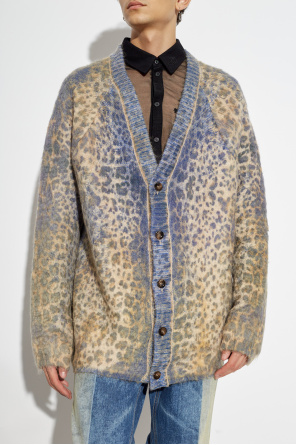 Diesel Cardigan with animal motif K-PENROS-A