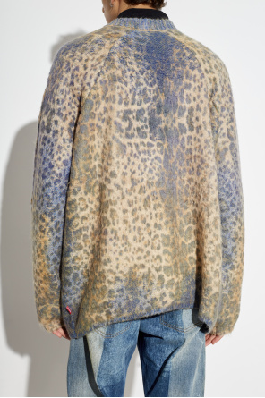 Diesel Cardigan with animal motif K-PENROS-A