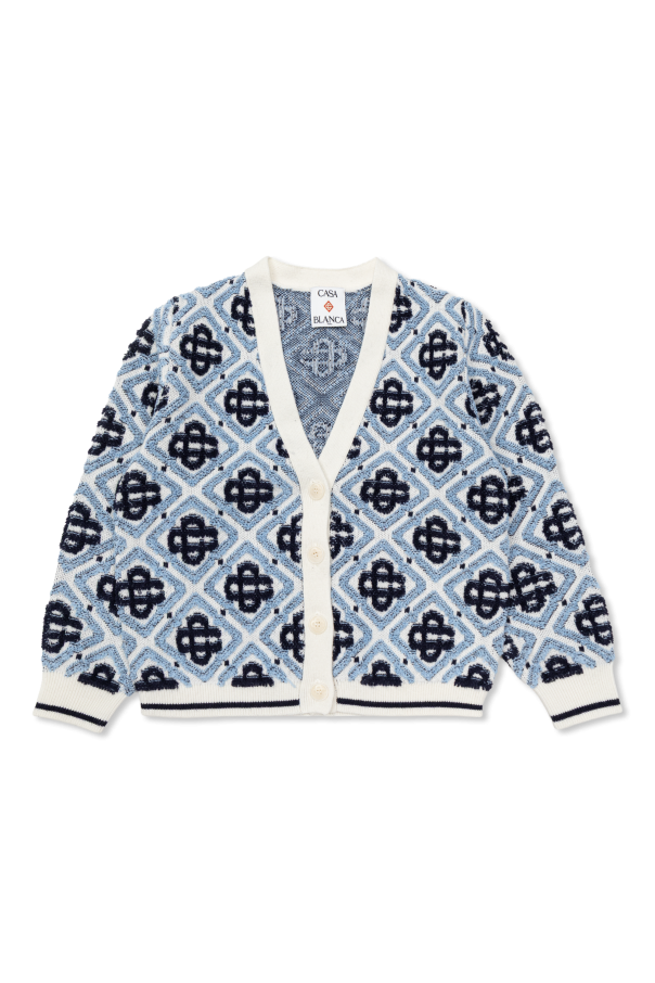 Monogram cardigan od Casablanca Kids
