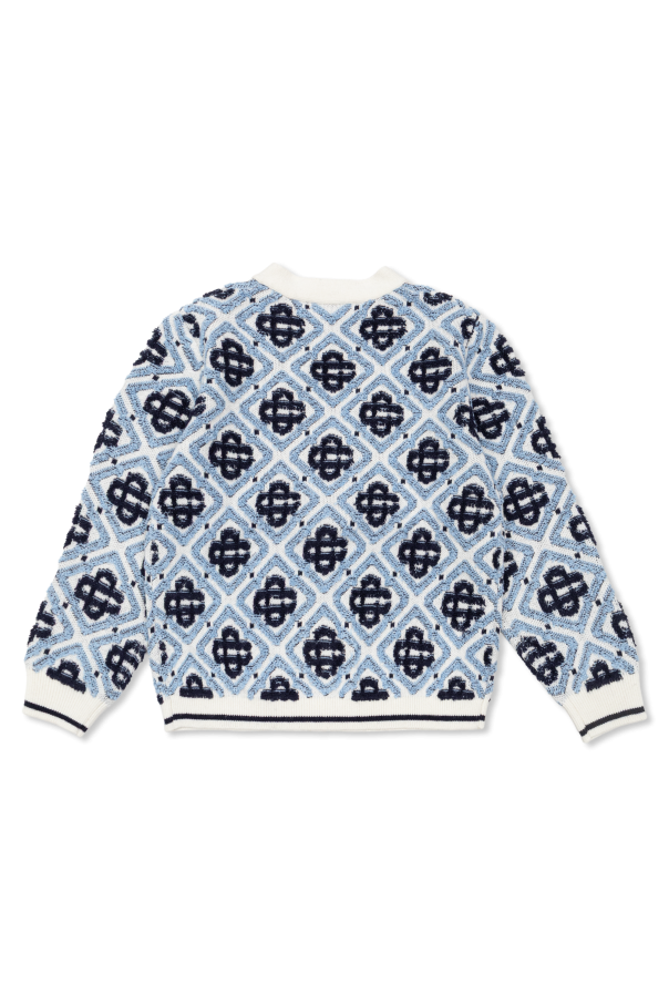 Casablanca Kids Monogram Cardigan