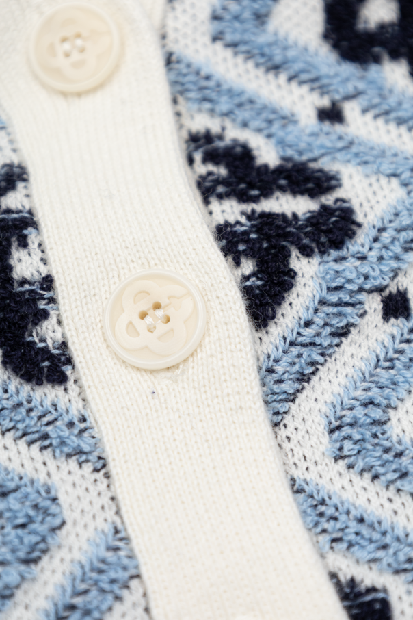 Casablanca Kids Monogram Cardigan