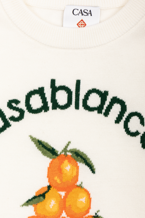 Casablanca Kids Sweater with logo