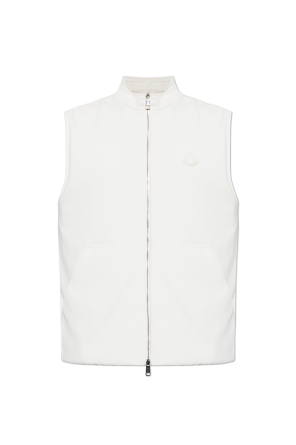 Reversible vest with logo patch