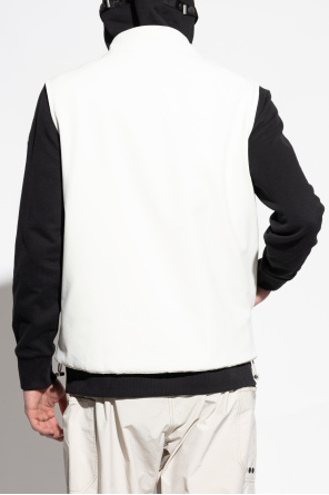 Moncler Chaleco reversible con parche de logo