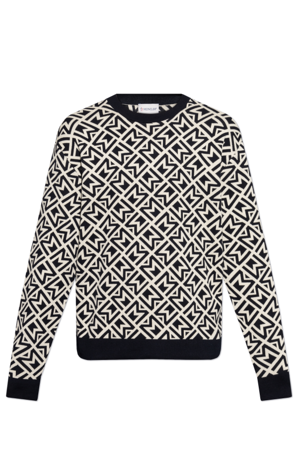 Sweater with pattern od Moncler