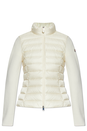 Cardigan with quilted front od Moncler