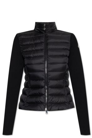 Cardigan mit gestepptem vorderteil od Moncler
