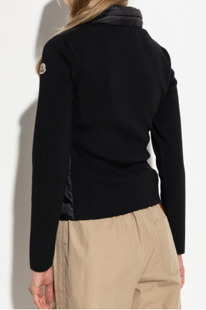 Moncler Cardigan with quilted front