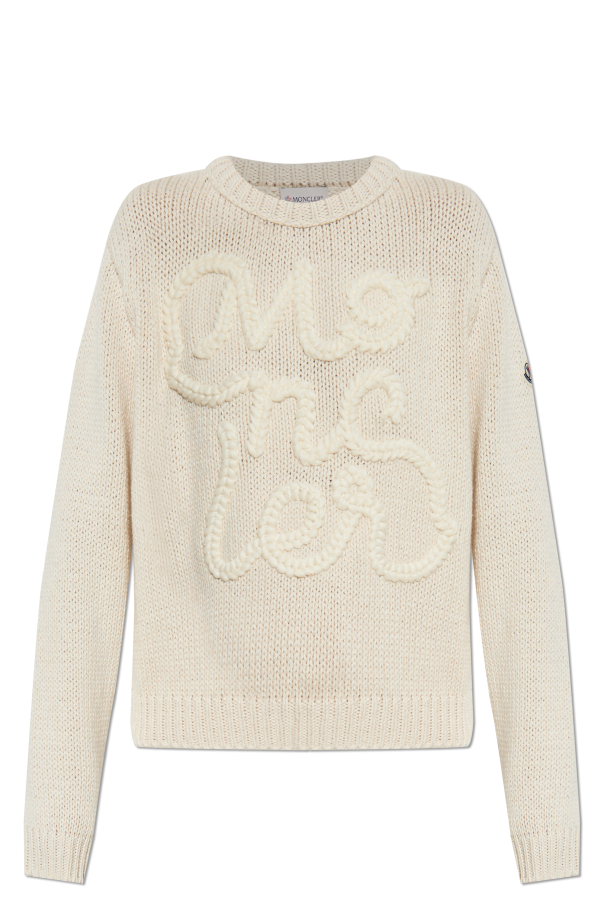 Sweater with embroidery od Moncler