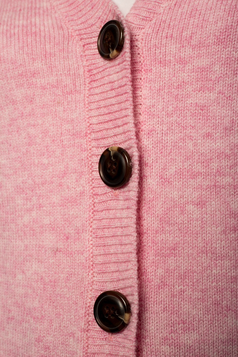 ganni pink cardigan