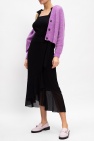 Ganni PURPLE Ribbed cardigan