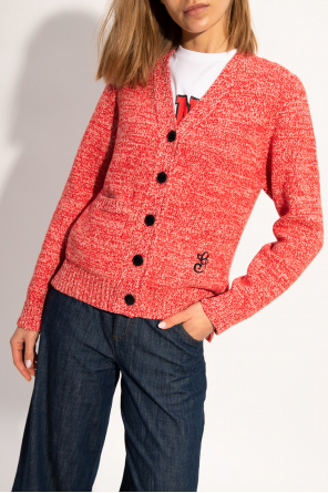 Ganni Cardigan with logo